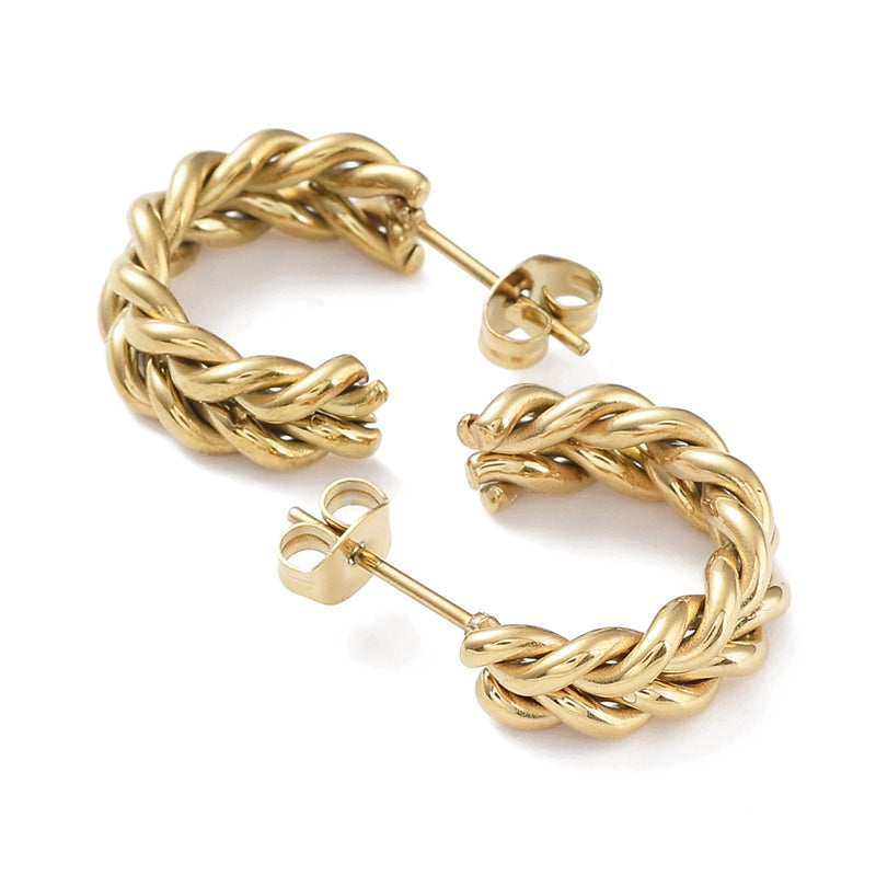 Pendientes de medio aro