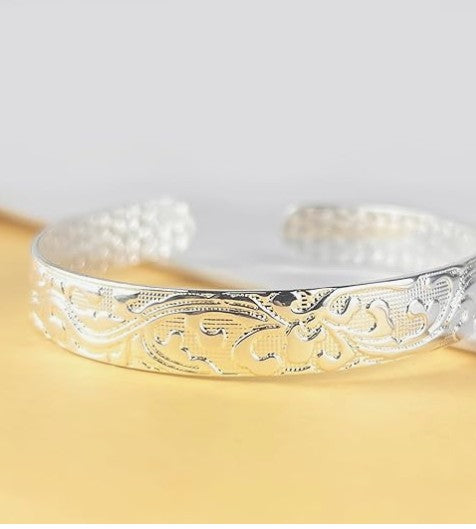 Brazalete plateado