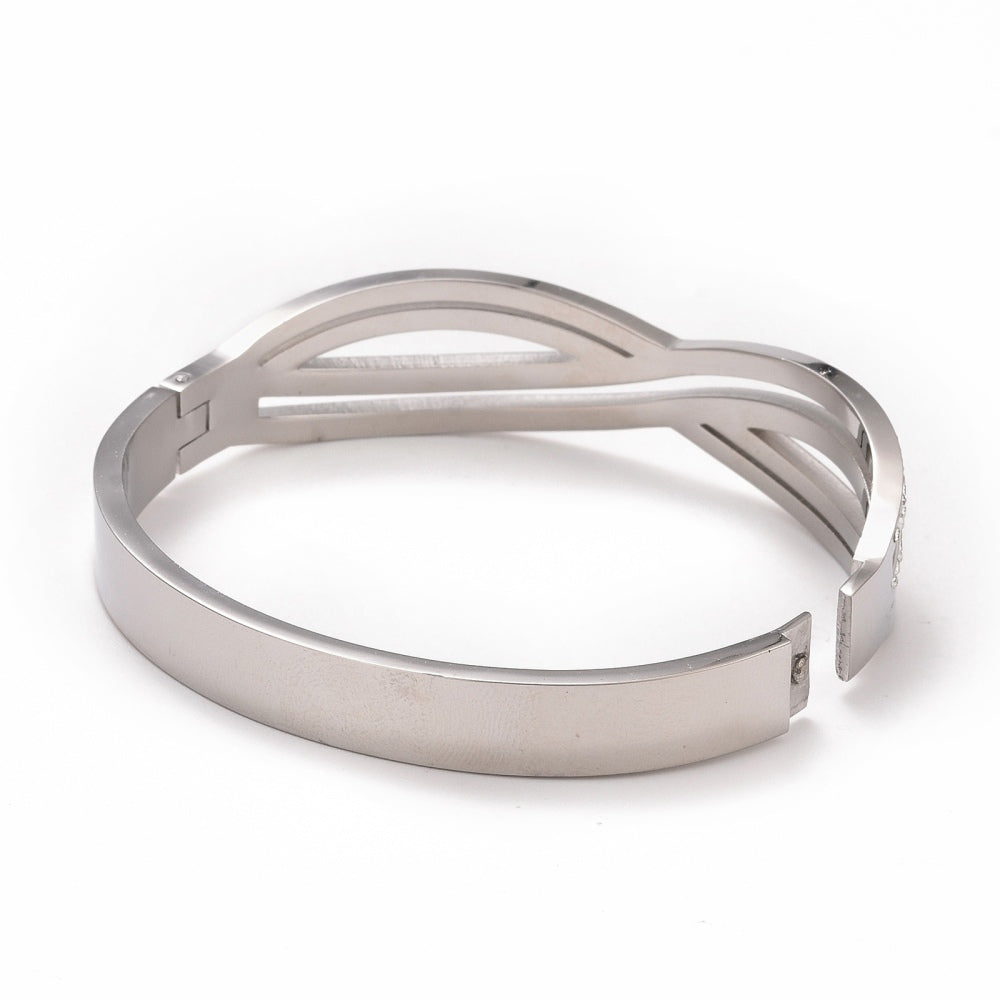 Brazalete infinito de rhinestone